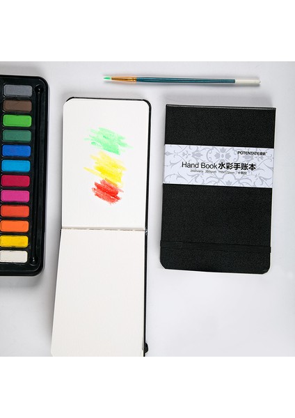 90MM x 140MM Defter 300GSM 24 Sayfa Suluboya Defter El Hesap Kitabı/pad/kağıt Eskiz Defteri Sulu Boya El Kitabı Sanat Çizim Kitabı/kağıt (Yurt Dışından) fırsatları