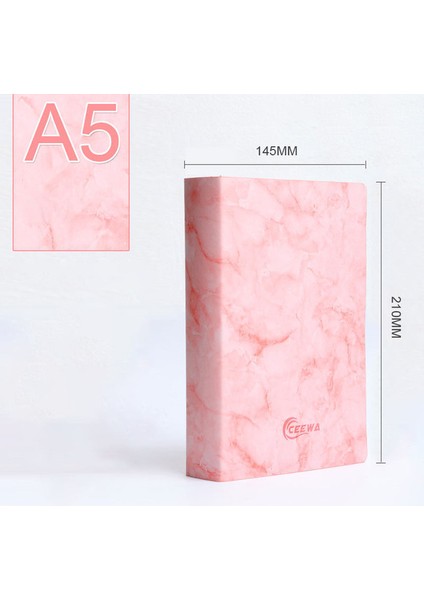Redstone Deseni Yatay Çizgi Büyük Süper Kalın 720 Sayfa Çizgili Defter B6/a5 Günlük Defter Yaşam Kayıtları 1-2 Yıl Için En Iyi Yazma Anti-Basınçlı Kitap Defterleri (Yurt Dışından)