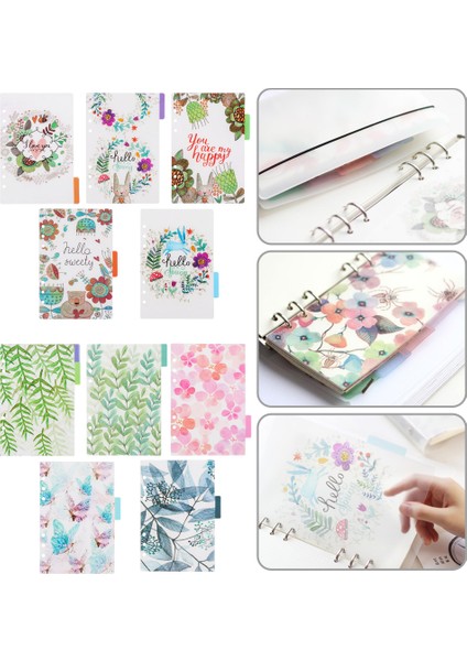 C A5 5 Adet/takım A5/a6 6 Delik Planlayıcısı Renk Dizini Defter Sayfaları Sayfaları Sayfalama Ayırıcılar Kategori Sayfaları Plastik Kabuk Halka Bağlayıcı (Yurt Dışından) indirimleri