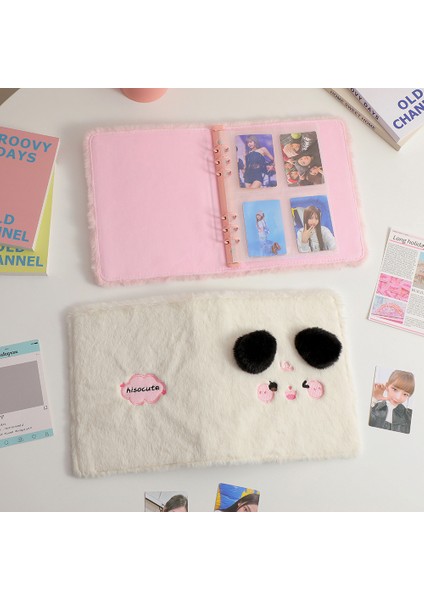 Kollu Mınkys Kawaii Kabarık Kedi Ayı A5 Kpop Fotocard Binder Kitap Idol Fotoğraf Kart Tutucu Fotocard Albümü Kırtasiye Toplama (Yurt Dışından) indirimleri