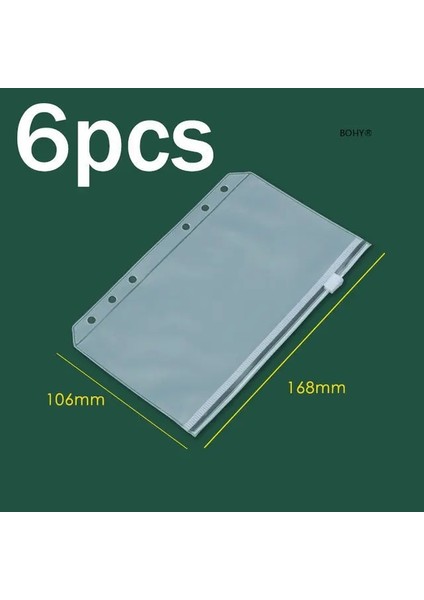 6 Saklama Torbaları A7 A7 Fantastik Inci Pu Deri Bağlayıcı Defter Gündem Planlayıcısı Nakit Sistemi Seti Para Bütçe Tasarrufu Fatura Organizatör Bağlayıcı (Yurt Dışından)