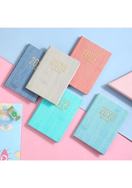 Yeşil 2023 A7 Mini Dizüstü 365 Gün Taşınabilir Cep Not Defteri Günlük Haftalık Gündem Planlayıcısı Defterler Kırtasiye Ofis Okul Malzemeleri (Yurt Dışından) fırsatları