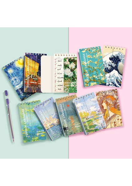 I Cep Dizüstü Ünlü Resim 80 Sayfa Taşınabilir Mini Spiral Defter Dilleri Öğrenme Kelime Kitabı Okul Kırtasiye Için (Yurt Dışından)