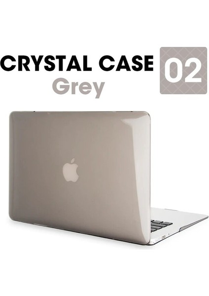Kristal Gri Pro Retina 15 A1398 Laptop Kılıf Apple Macbook Mac Kitap Hava Pro Retina Yeni Dokunmatik Bar 11 12 13 15 Inç Sert Laptop Kılıfı 13.3 Çanta Kabuk (Yurt Dışından)