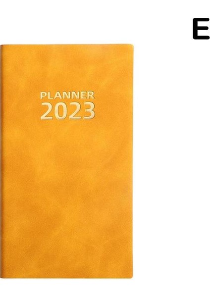 Turuncu 2023 Gündem Planlayıcısı Dizüstü 365 Gün Takvim Program Kitabı Taşınabilir Cep Not Defteri Ofis Malzemeleri Okul Y8N8 (Yurt Dışından)
