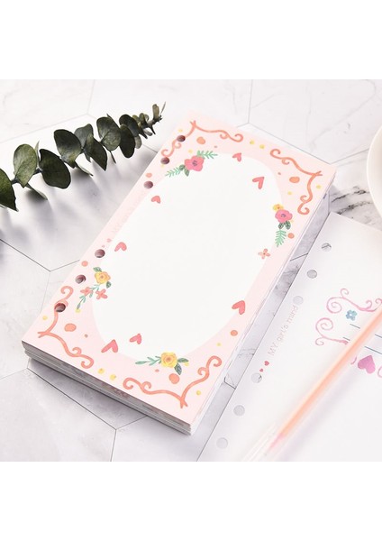101 Sayfa Tam Set A6 Sharkbang 101 Sayfa A5 A6 A7 Gevşek Yaprak Defter Kızların Zihin Dolum Spiral Ciltleyici Iç Sayfalar Çizgi Izgara Boş Gündem Tam Set (Yurt Dışından) fırsatları