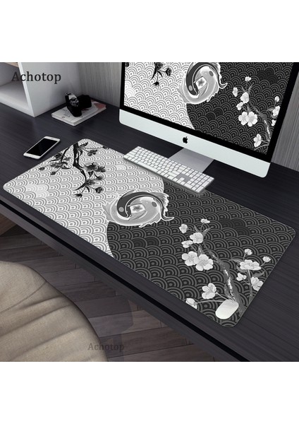 Balık WA00272 (3) 400X900X3MM Büyük Tai Chi Balık Mousepad Gamer Xxl Oyun Mouse Pad Kauçuk Su Geçirmez Büyük Dizüstü Dizüstü Bilgisayar Masası Mat Oyun Nötr Fare Mat (Yurt Dışından)