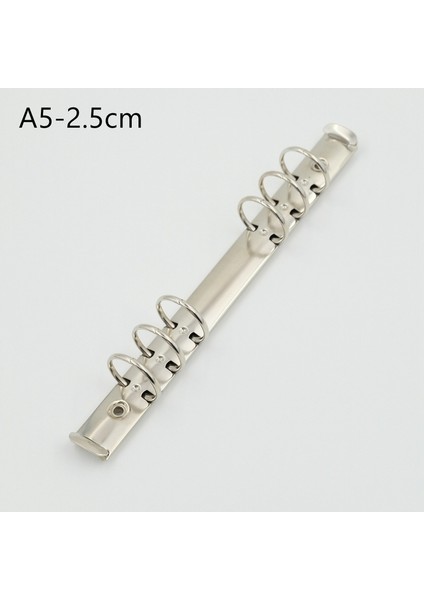 A5 2.5 cm A4 B5 A5 A6 A7 B7 Gevşek Yaprak Spiral Defter Metal Klip Halka Bağlayıcı 1.5/2/3 cm Çap Dıy Dolgu Kağıdı Depolama Klasörü Aksesuarları (Yurt Dışından)
