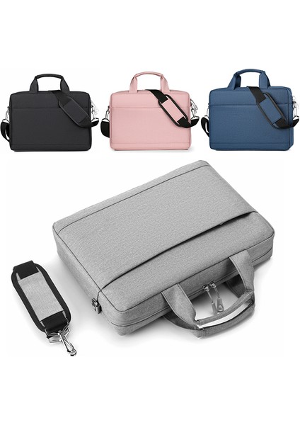 Gri 13.3 Inç 17 Inç Dizüstü Bilgisayar Kılıfı Erkek Evrak Çantası Erkek Bilgisayar Kasası Kadın Taşıma Çantaları A4 Belge Omuz Çantası 15'6 Dizüstü Bilgisayar Kapağı Bavul (Yurt Dışından) fırsatları