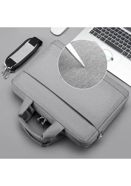 Gri 13.3 Inç 17 Inç Dizüstü Bilgisayar Kılıfı Erkek Evrak Çantası Erkek Bilgisayar Kasası Kadın Taşıma Çantaları A4 Belge Omuz Çantası 15'6 Dizüstü Bilgisayar Kapağı Bavul (Yurt Dışından) indirimleri