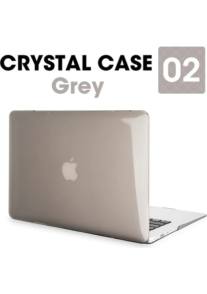 Kristal Gri Eski AIR13 A1369A1466 Laptop Çantası Apple Macbook Macbook Air Pro Retina Yeni Dokunmatik Bar 11 12 13 15 Inç Sert Laptop Kılıfı 13.3 Çanta Kabuk (Yurt Dışından)