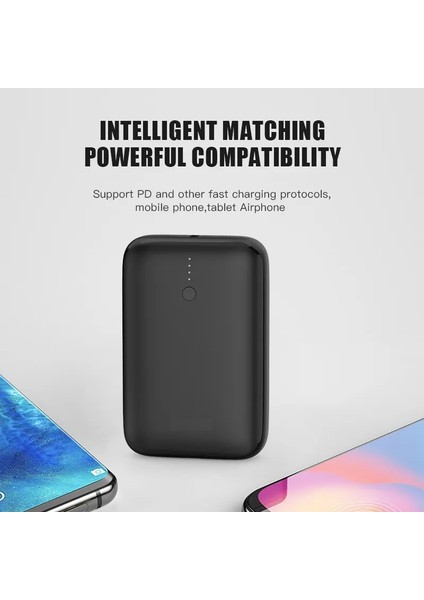 Mini Usb-A + Usb-C 10000MAH 22.5W Hızlı Şarj Powerbank