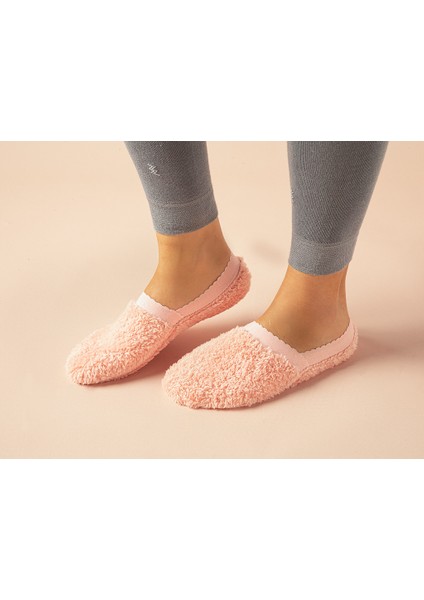 New Soft Kadın Peluş Çorap 36-40 Pudra