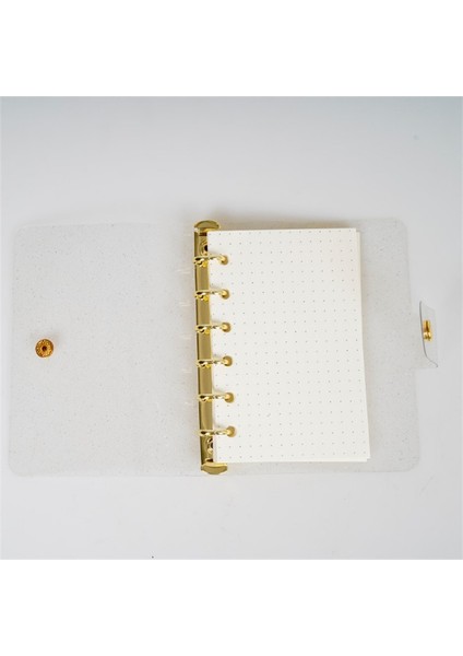 Boş A7 A7 Gül Altın Mor Mavi Işıltılı Bling Binder Defter Kapağı Günlüğü Gündem Planlayıcısı Kağıt Kapağı Okul Kırtasiye (Yurt Dışından) fırsatları