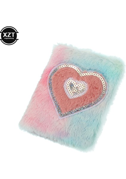 D Yeni Kalp Şeklinde Dizüstü Okul Ofis Kırtasiye Karikatür Renkli Unicorn Peluş Dizüstü Kızlar Için Sevimli Cep Günlüğü (Yurt Dışından) fırsatları