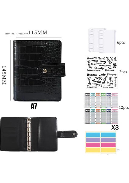 3 Çıkartmalar A7 Pu Deri Bağlayıcı Fermuar Para Tasarruf Zarfı A7 Flip Bütçe Planlayıcısı Defter Kapağı Klasör Gündem Kırtasiye Malzemeleri Organizatör (Yurt Dışından) fiyatları