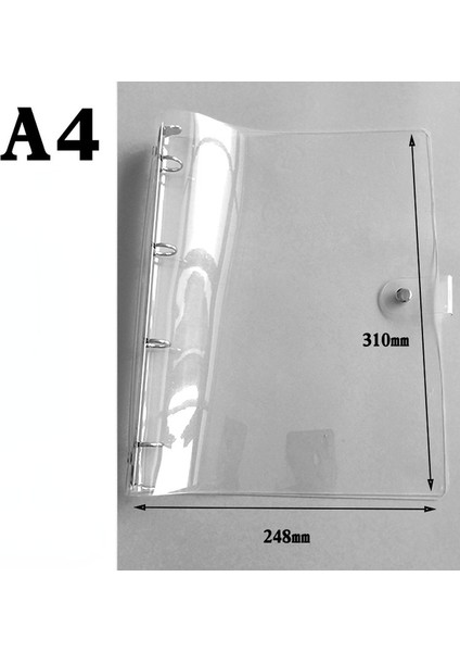 A4 4 Delik A5 Cetvel A4 B5 A5 A6 A7 Pp Mat Buzlu Planlayıcısı Gündem Dokibook 6 Delik Gevşek Yaprak Spiral Defter Organizatör (Yurt Dışından)