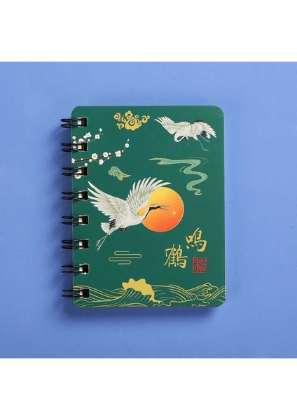 Flipbook Beyaz Kore A7 Cep Kitabı Antika Vinç Taşınabilir Dizüstü Öğrenci Sevimli Rollover Mini Kalın Bobin Kırtasiye Kawaii Basit Dergisi (Yurt Dışından) modelleri