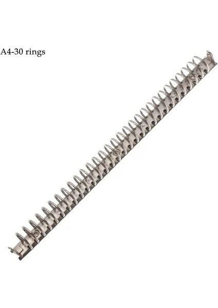 A4-30 Halkalar A4/b5/a5/a6/a7 Metal Spiral Yüzükler Dosya Gevşek Yapraklı Klasör Klip Dıy Albümü Günlüğü Karalama Defteri Bağlayıcı Dizüstü Aksesuar Kırtasiye (Yurt Dışından)