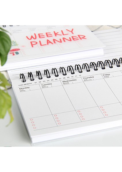 C Bobin Haftalık Planlayıcı Karikatür Taşınabilir Hafta Planı Zaman Yönetimi Gündem Görev Listesi Not Öğrenci Okul Çalışması Kore Kırtasiye (Yurt Dışından) fırsatları