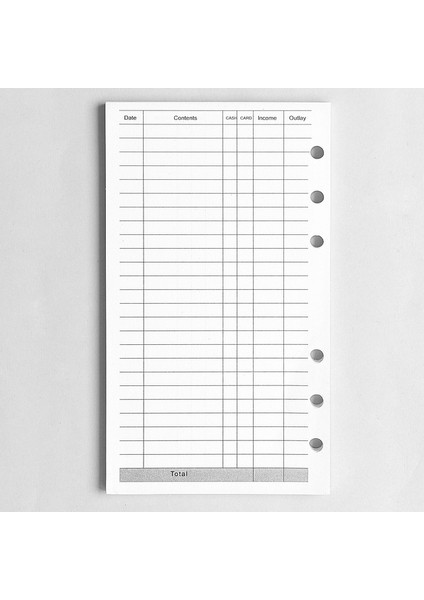 Stil1 A5 A5 A6 Gevşek Yaprak Defter Dolum Spiral Ciltleyici Iç Sayfa Günlüğü Haftalık Aylık Planlayıcı Yapılacaklar Listesi Çizgi Nokta Izgara Iç Kağıt (Yurt Dışından)