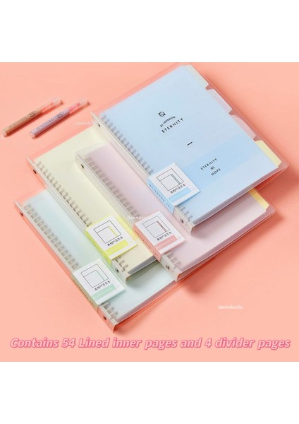 A4 Mavi B5 A4 A5 Yüksek Kaliteli Ciltli Defter Gevşek Yaprak Spiral Defter Kağıt Günlüğü Çıkarılabilir Basit Kalınlaşmış Bobin Kabuk Defter (Yurt Dışından)