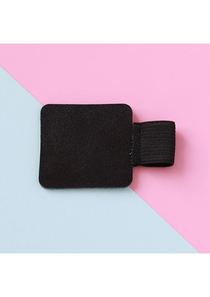 Siyah Pu Deri Kalemlik Elastik Döngü Dizüstü Dergiler Planlayıcısı Panoları Kendinden Yapışkanlı Günlüğü Kalem Klipleri Kawaii Masa Düzenleyici (Yurt Dışından)