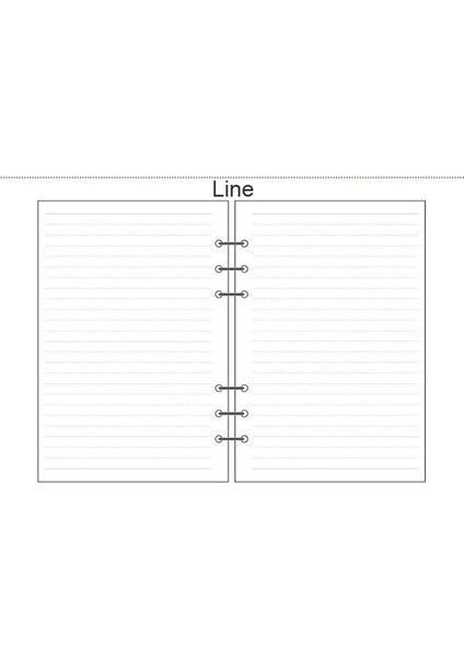 Çizgi A5 A5 A6 A7 Woodfree Baskı Kağıdı Planlayıcısı Iç Sayfalar Filofax Yaratıcı Ofis Dizüstü Spiral Dolgu Kağıtları Bağlayıcı Iç Sayfa (Yurt Dışından)