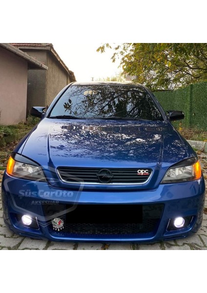 Opel Astra G 1998-2004 Uyumlu Batman Yarasa Ayna Kapağı Piano Black Abs Plastik