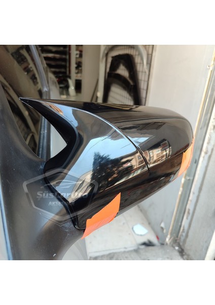 Opel Astra G 1998-2004 Uyumlu Batman Yarasa Ayna Kapağı Piano Black Abs Plastik