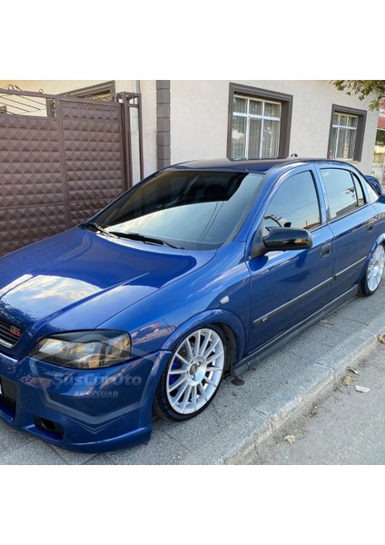 Opel Astra G 1998-2004 Uyumlu Batman Yarasa Ayna Kapağı Piano Black Abs Plastik
