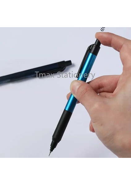 Buz Mavisi 0.3mm Unı Mekanik Kurşun Kalem M3/5-Ks Siyah Teknoloji Yükseltilmiş Kuru Toga Kurşun Çekirdek Kendi Kendine Dönme 0.3/0.5mm Öğrenci Yazma Çizimi (Yurt Dışından)