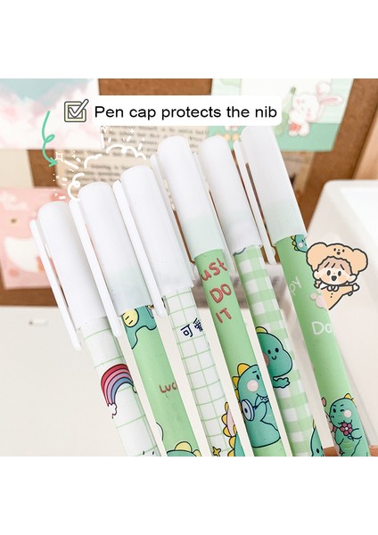 28 Adet Littledinosaur 28 Adet/grup Silinebilir Jel Kalemler Mavi Dolum Seti 0.5 mm Uç Kawaii Tükenmez Kızlar Için Yazma Kore Sevimli Okul Malzemeleri Kırtasiye (Yurt Dışından)