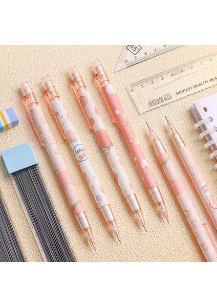 2 Adet Rastgele 2 Adet Sevimli Şeftali Mekanik Kurşun Kalemler Kawaii 0.5mm Otomatik Kalemler Bileme Olmayan Kalemler Kore Kırtasiye Okul Ofis Malzemeleri (Yurt Dışından) fiyatları