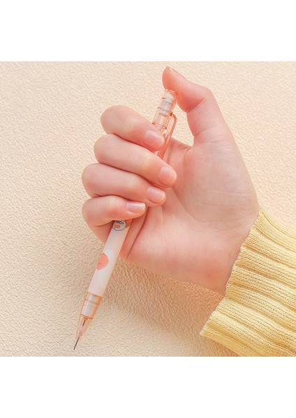 2 Adet Rastgele 2 Adet Sevimli Şeftali Mekanik Kurşun Kalemler Kawaii 0.5mm Otomatik Kalemler Bileme Olmayan Kalemler Kore Kırtasiye Okul Ofis Malzemeleri (Yurt Dışından) modelleri