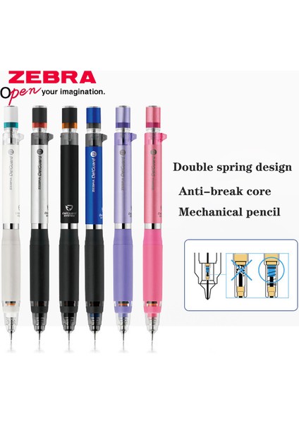 Beyaz 1 Adet Zebra MA88 0.5mm Çift Bahar Tatili Kurşun Mekanik Kurşun Kalem Öğrenci Sınavı Profesyonel Kalem Geri Çekilebilir Kauçuk (Yurt Dışından) fiyatları