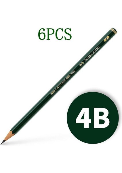 4b-6pcs Kalemler 6/16 Adet Set Okul Meslek Kalem Seti Grafit Kalem Çizim ve Eskiz Kalem Seti (Yurt Dışından)