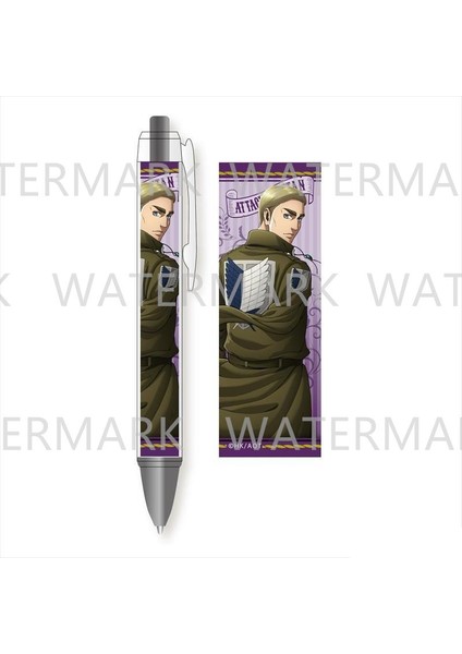 Stil 1 Anime Kalemler Titan Mekanik Kurşun Kalem Japon Kırtasiye Eren Jaeger Mikasa Ackerman Okul Ofis Yazma Malzemeleri (Yurt Dışından)