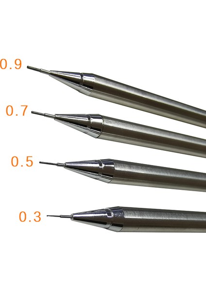 0.5 Kalem ve Kurşun Yaratıcı Metal Mekanik Kurşunkalemler Basit Öğrenciler Yazma Kroki Boyama Kalemler 0.3/0.5/0.7/0.9/2.0mm Kurşun Yazma Malzemeleri (Yurt Dışından)