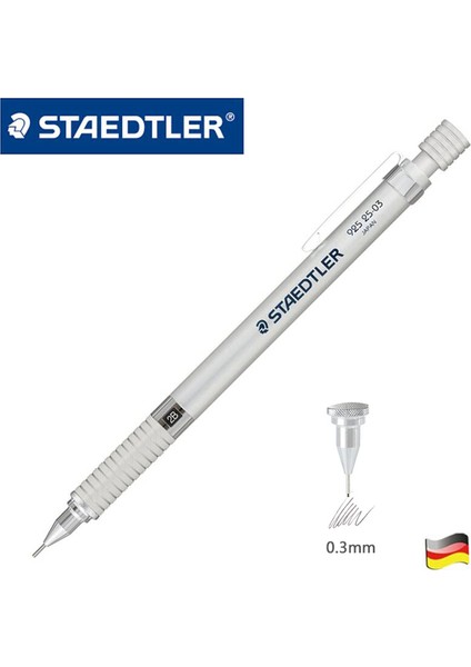 925 25 1 Adet 0.3mm Staedtler 925 25/35 Mekanik Kurşun Kalem 0.3/0.5/0.7/0.9/1.3/2.0mm Öğrenci Çizimi Düşük Yerçekimi Merkezi Kırılmaya Dayanıklı Kurşun (Yurt Dışından)