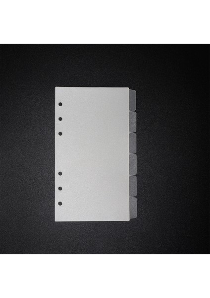 A4 3 Tutma A5 A6 Şeffaf Kağıt Dizini Bölücü 6 Delik Bağlayıcı Planlayıcısı Dizüstü Kırtasiye Defter Kağıdı Bölücü Aksesuarları (Yurt Dışından) fırsatları