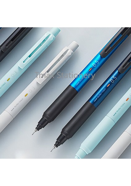 Beyaz 0.3mm Unı Mekanik Kurşun Kalem M3/5-Ks Siyah Teknoloji Yükseltilmiş Kuru Toga Kurşun Çekirdek Kendi Kendine Dönme 0.3/0.5mm Öğrenci Yazma Çizimi (Yurt Dışından) modelleri