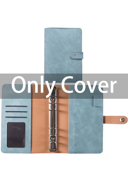 Açık Mavi Kapak A6 A6 Planlayıcısı Defter Gündem Bütçe Çalışma Kitabı Fransız Bütçesi Zarf Bağlayıcı Bağlayıcı Cepler Para Bütçe Tasarrufu Fatura Düzenleme (Yurt Dışından)