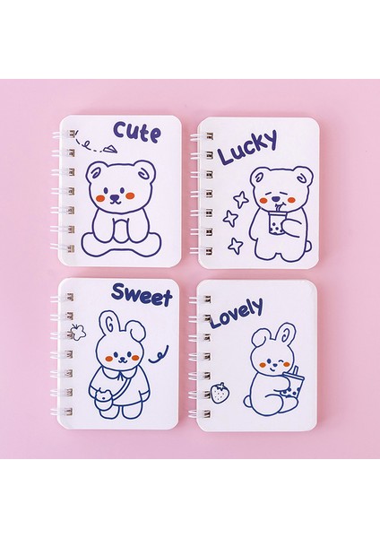 Stil 8 1 Adet A7 Kawaii Günlüğü Cep Kitabı Sevimli Çiçek Bobin Kitap Aşk Not Defteri Öğrenci Mini Günlük Defteri Ofis Aksesuarları (Yurt Dışından)