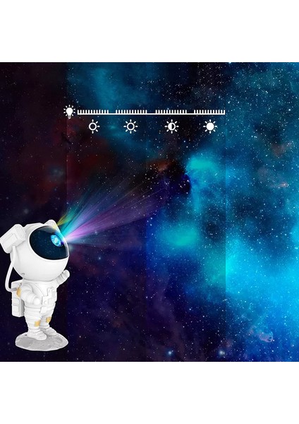 Astronot Gece Lambası - Samanyolu ve Nebula Temalı LED Aydınlatma modelleri