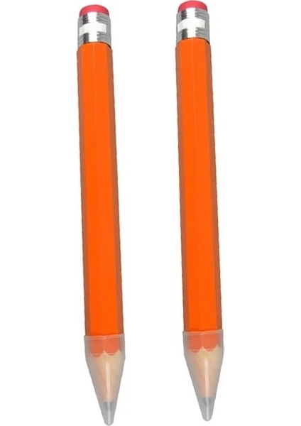 Turuncu 2 Adet 35 cm Ahşap Büyük Çizim Yazma Boyama Işareti Kırtasiye Sahne (Rastgele Pembe Renk Sistemi) (Yurt Dışından)