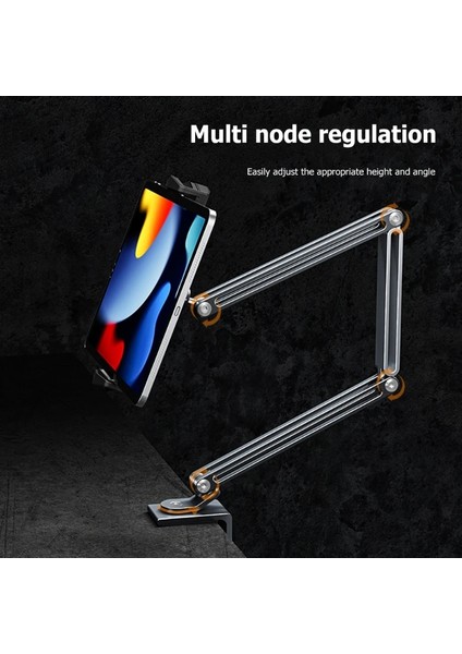 Gri Artpowers Evrensel Tablet Tutucu IPad Air Pro Mini Galaxy Tab Için Esnek Stand Xiaomi Lenovo Sabitleme Kıskacı Yatak Telefon Tutucu (Yurt Dışından) fiyatları