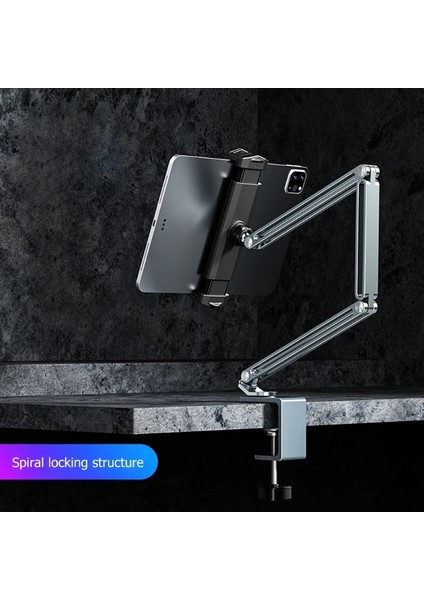 Gri Artpowers Evrensel Tablet Tutucu IPad Air Pro Mini Galaxy Tab Için Esnek Stand Xiaomi Lenovo Sabitleme Kıskacı Yatak Telefon Tutucu (Yurt Dışından) indirimleri