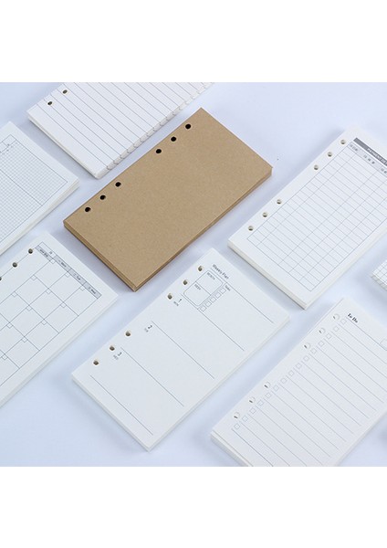 Yapılacaklar Listesi A6 A5 A6 A7 Gevşek Yaprak Defter Dolumu Spiral Ciltleyici Iç Sayfa Haftalık Aylık Yapılacaklar Çizgisi Nokta Izgara Içi Kağıt Kırtasiye (Yurt Dışından)