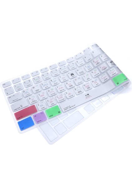 Hrh Logic Pro x Kısayol Tuşu Tasarımı Klavye Kapak Kaplaması Apple Klavye Için Sayısal Tuş Takımlı Kablolu USB iMac G6 Masaüstü Pc Için Kablolu (Yurt Dışından)